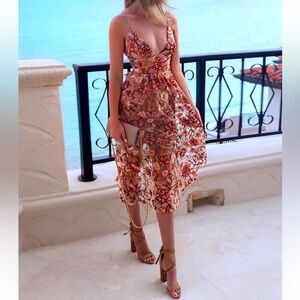 For Love & Lemons Botanic Midi Dress